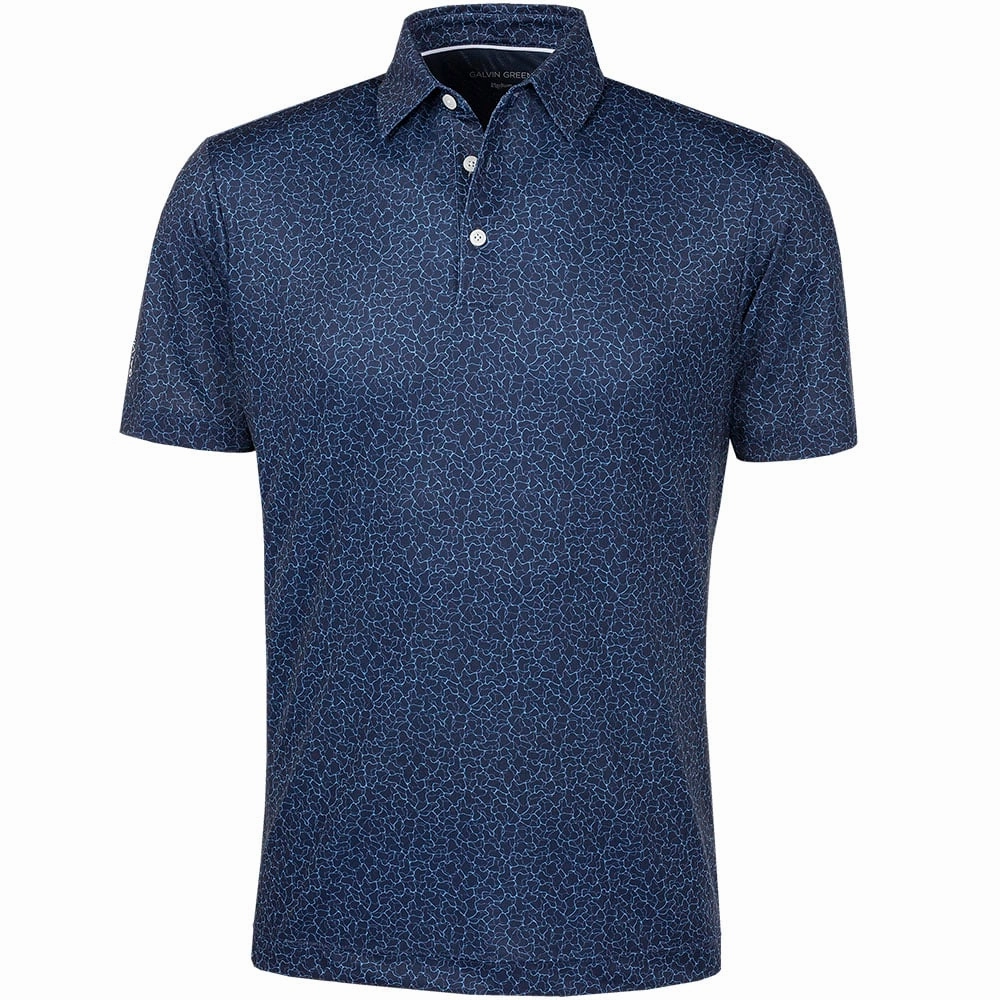 Galvin Green Mani Ventil8  Polo Shirt - Navy Effortless Wear ComfortFirst
