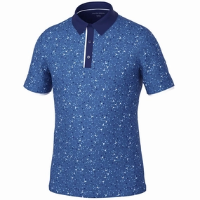 Soft and Stylish Galvin Green Mannix Polo Shirt - Blue/Navy