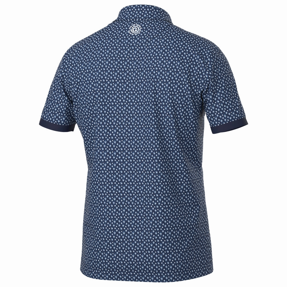 Feminine Fit Galvin Green Manuel Polo Shirt - Navy/White
