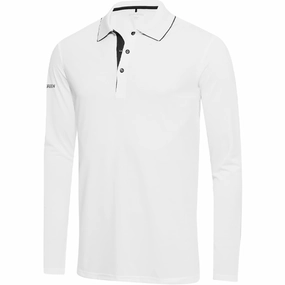 Washable Galvin Green Marc Ventil8  Polo Shirt - White/Black