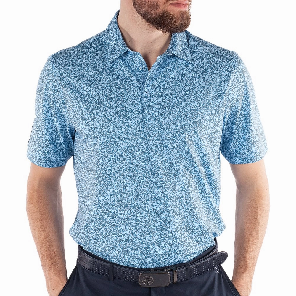 Galvin Green Marco Polo Shirt - Blue Bell Chic Outfit