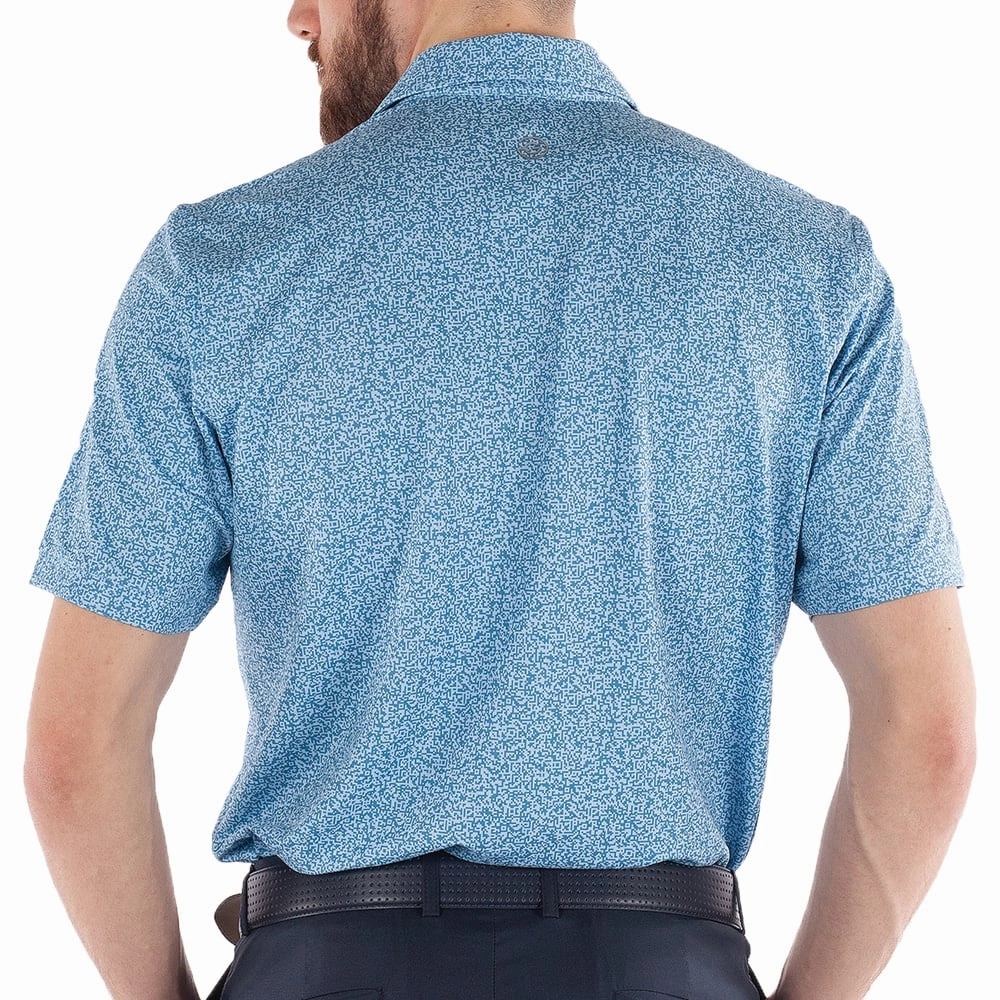 Galvin Green Marco Polo Shirt - Blue Bell Light Breeze Airflow Ventilation System