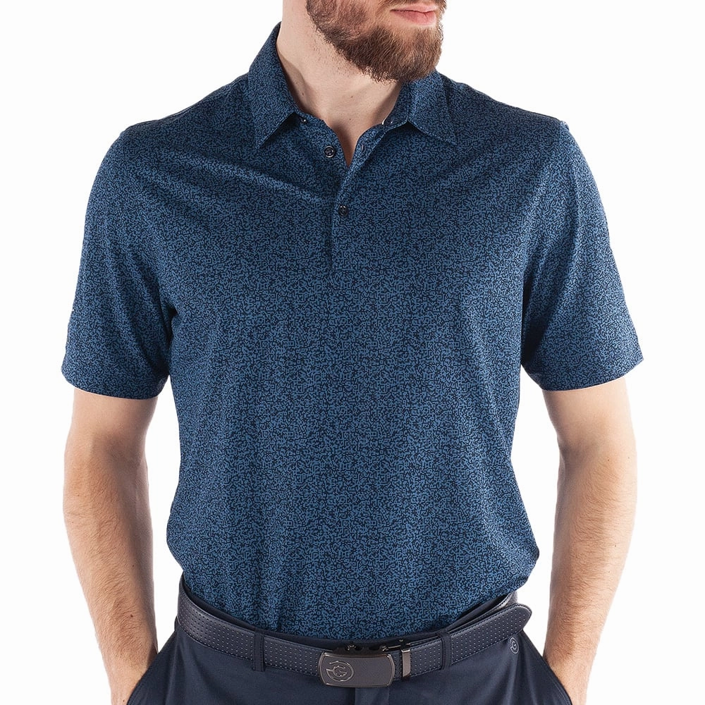Galvin Green Marco Polo Shirt - Navy Fashionable Layer