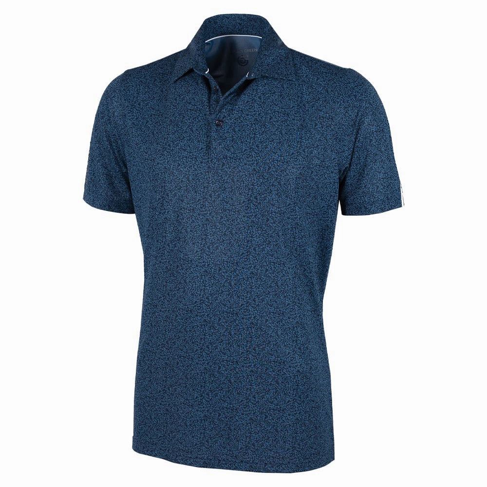 Galvin Green Marco Polo Shirt - Navy Casual Look Wear oversized but not shapeless
