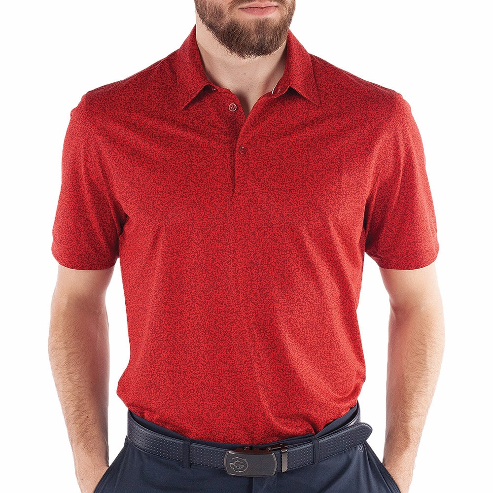 Galvin Green Marco Polo Shirt - Red NonRestrictiveCut easygoing look