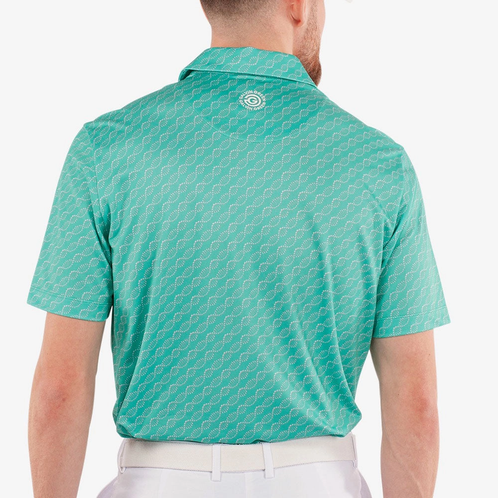 Easy Wear Option Light and Fresh Galvin Green Marcus Polo Shirt - Atlantis Green