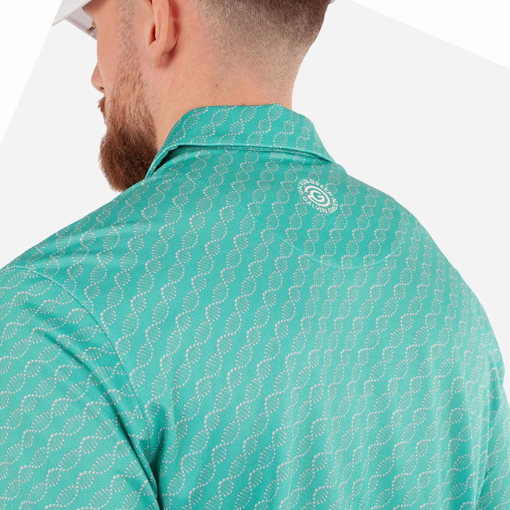 Galvin Green Marcus Polo Shirt - Atlantis Green Urban Look Weekend Essential