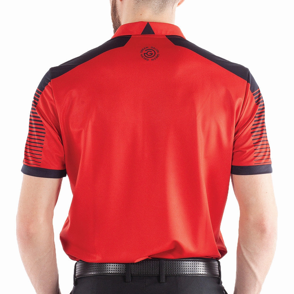 Galvin Green Marcus Polo Shirt - Red/Navy Casual everyday wear
