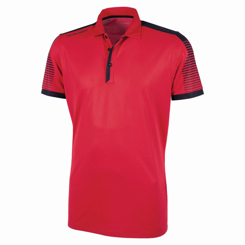Versatile Comfort Style Durable Style Galvin Green Marcus Polo Shirt - Red/Navy