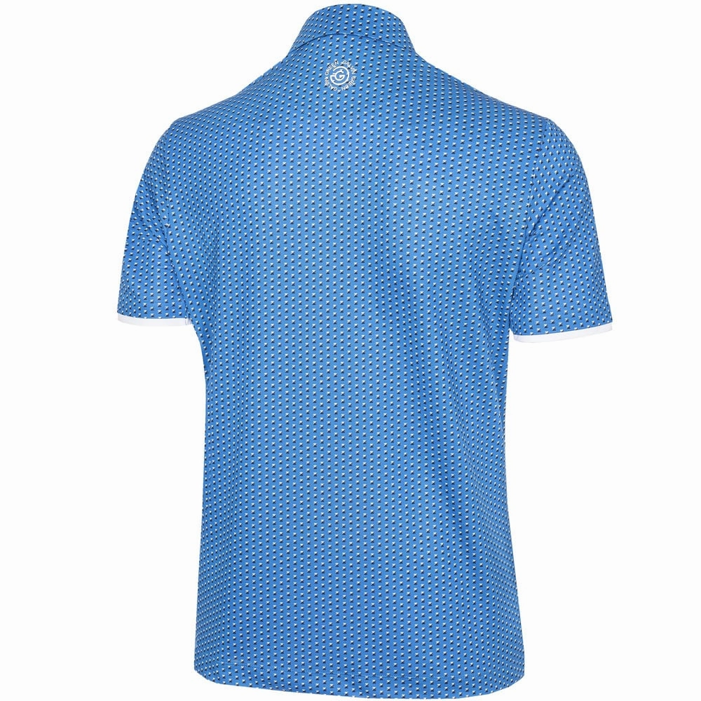 Comfortable and Chic Galvin Green Mark V8  Polo Shirt - Blue/White