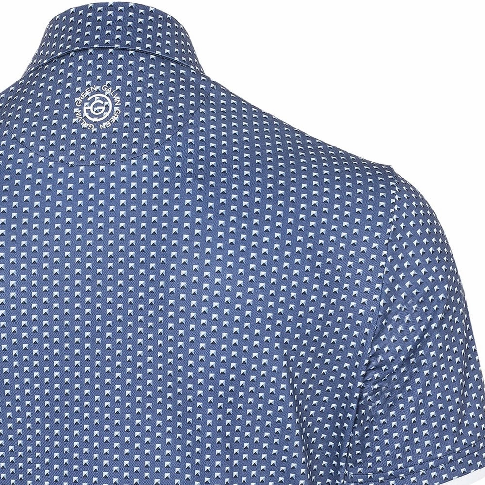 No Shrink Fabric Daily Style Galvin Green Mark V8  Polo Shirt - Ensign Blue/Navy