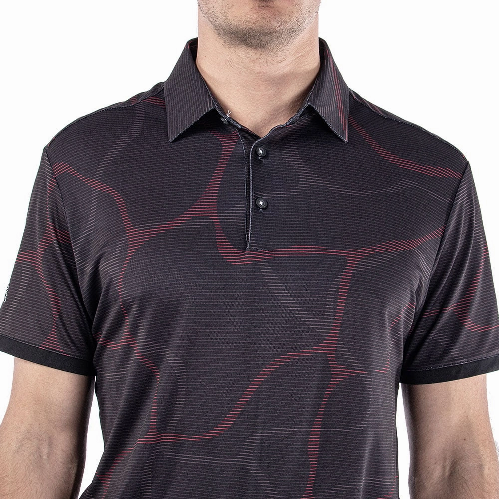 baby shower Galvin Green Markos Ventil8  Polo Shirt - Black/Red