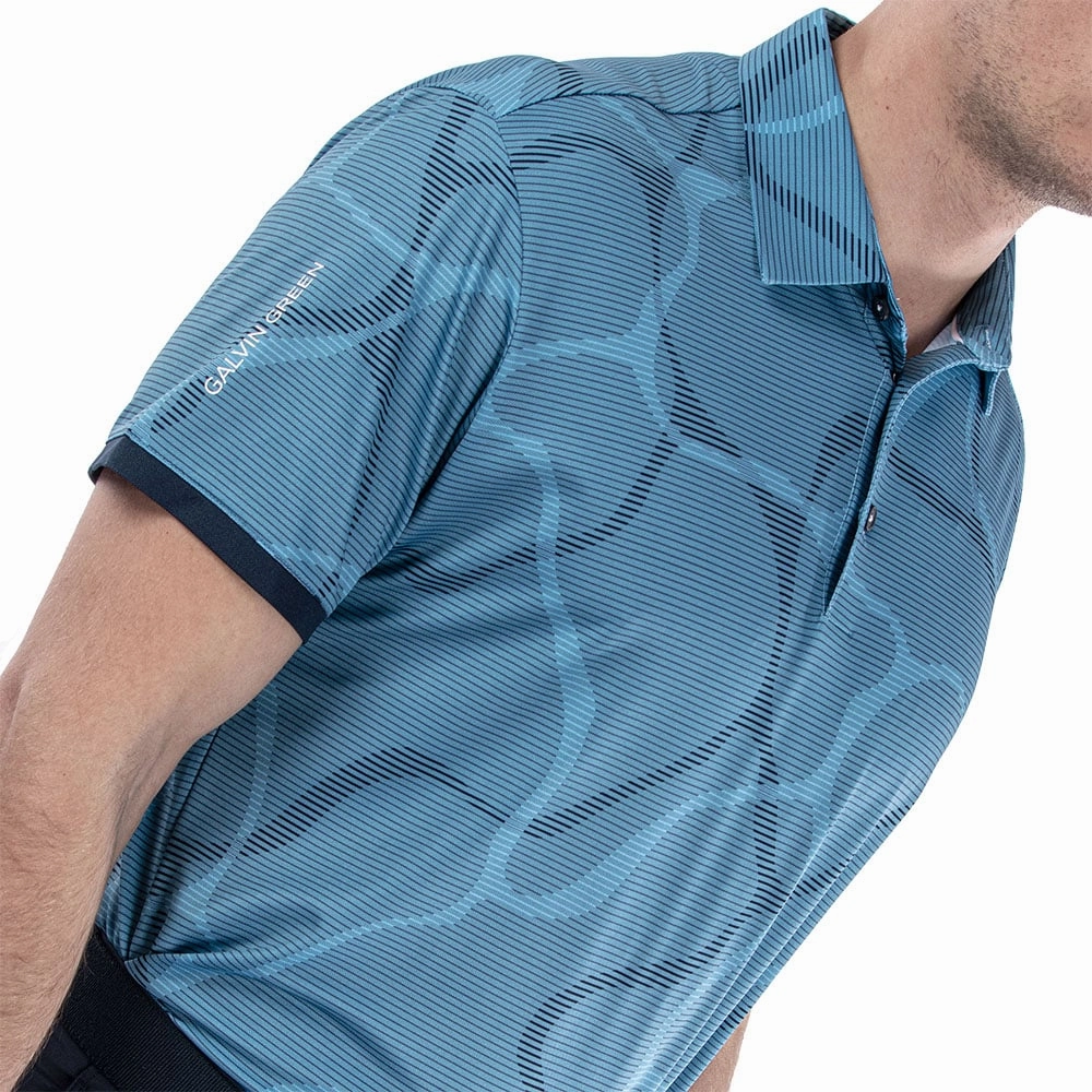 Fashionable Galvin Green Markos Ventil8  Polo Shirt - Ensign Blue/Navy