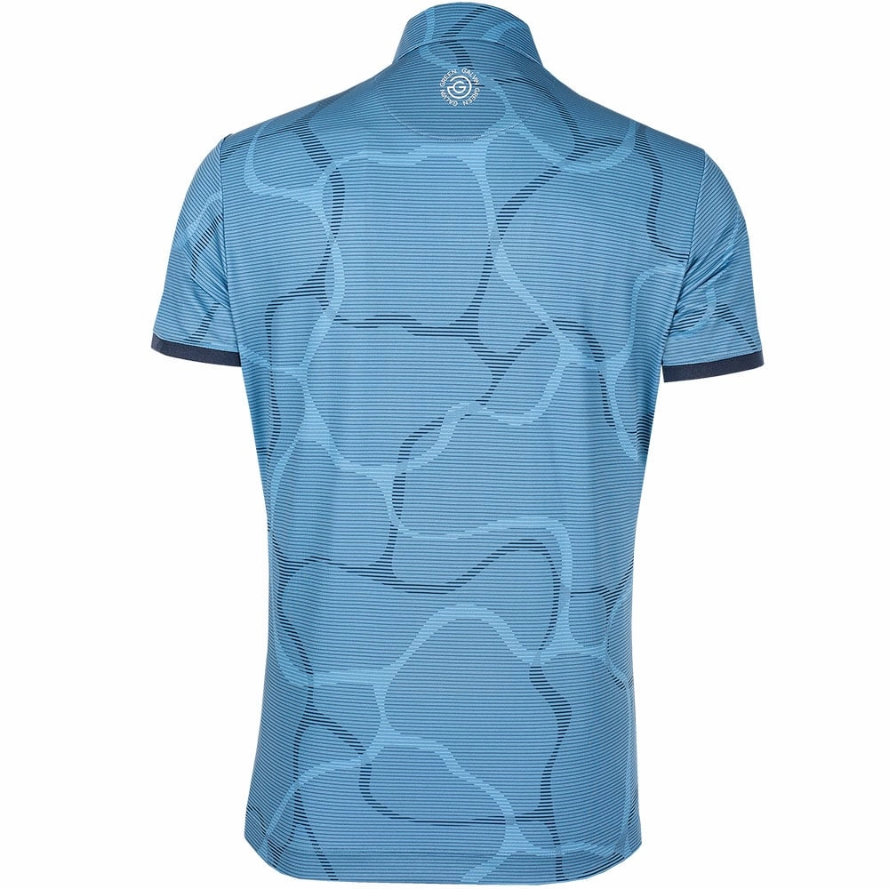 Quick Comfort Easy Style Wear Galvin Green Markos Ventil8  Polo Shirt - Ensign Blue/Navy