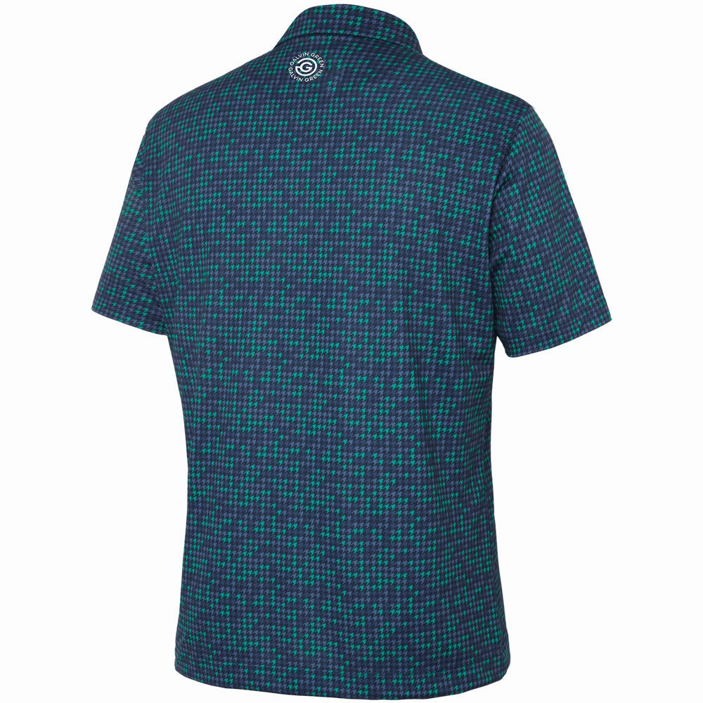 Vintage Wash Galvin Green Marlo Polo Shirt - Navy/Golf Green