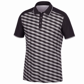 Galvin Green Marlon Polo Shirt - Black/Sharkskin Recommended Breathable mesh lining