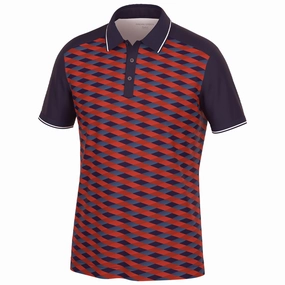 Everyday Fashion Galvin Green Marlon Polo Shirt - Navy/Red