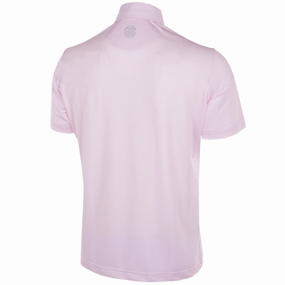 Comfortable Shape Kids clothing Galvin Green Martin Ventil8  Polo Shirt - Light Pink/Cool Grey/White