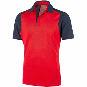 Chic Design Galvin Green Massimo Ventil8  Polo Shirt - Red/Navy