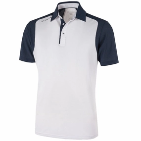 Summer Favorite Galvin Green Massimo Ventil8  Polo Shirt - White/Navy