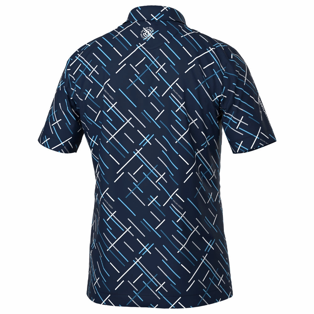 Athletic Wear Galvin Green Mathias Polo Shirt - Navy/Moonlight Blue