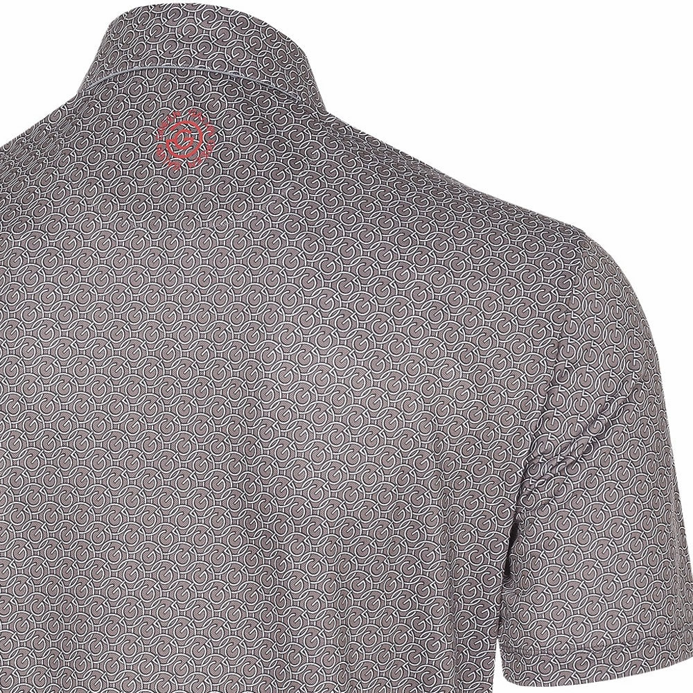 Galvin Green Mauro V8  Polo Shirt - Sharkskin/White petite size
