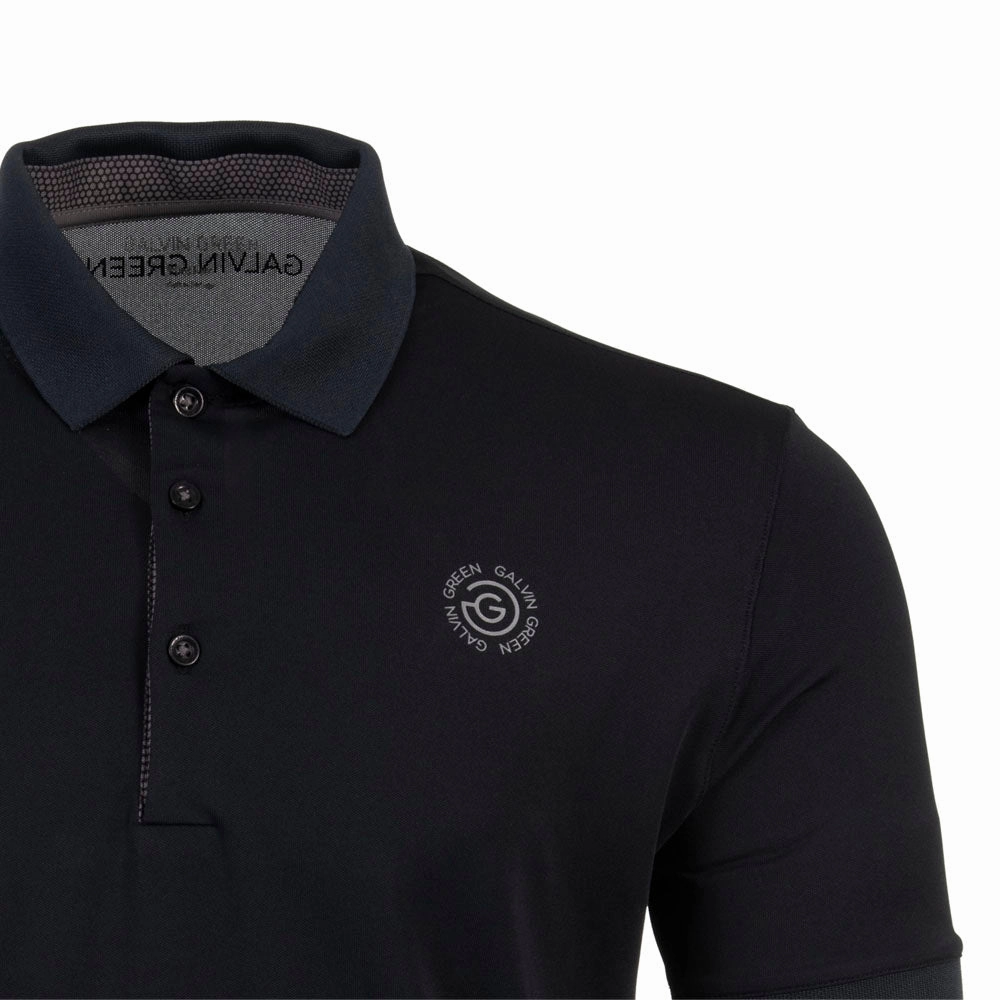 Galvin Green Max Tour Edition Polo Shirt - Black Summer Fashion