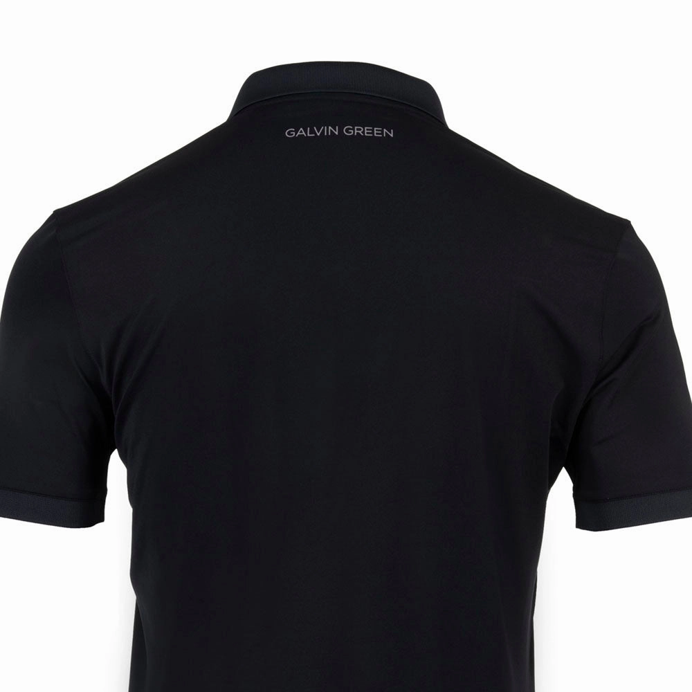 Galvin Green Max Tour Edition Polo Shirt - Black Thermoregulating Fabric