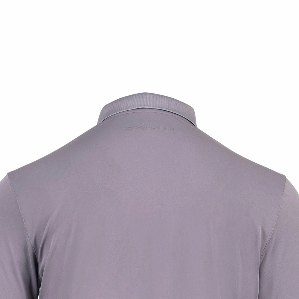 Smooth Flatlock Stitching Versatile Comfort Wear Galvin Green Max Tour Edition Polo Shirt - Sharkskin