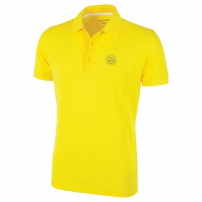 Anti-pilling Galvin Green Max Tour Edition Polo Shirt - Yellow