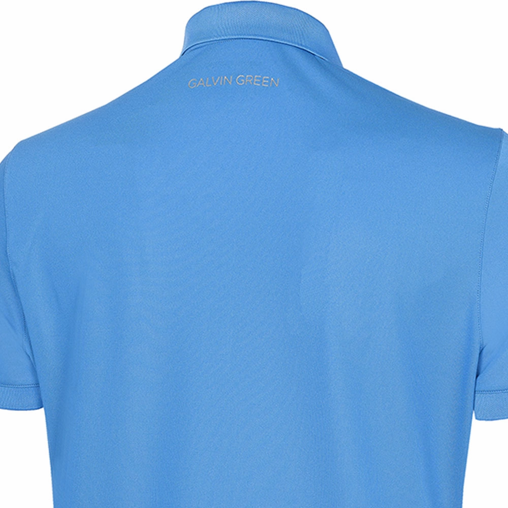 Galvin Green Max Tour Polo Shirt - Blue Lightweight Fashion Thermal Regulating Layer