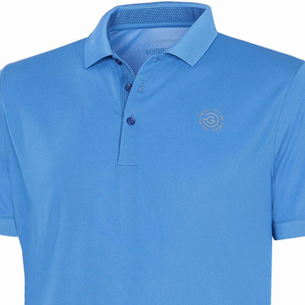 Sporty and Stylish City Casual Galvin Green Max Tour Polo Shirt - Blue