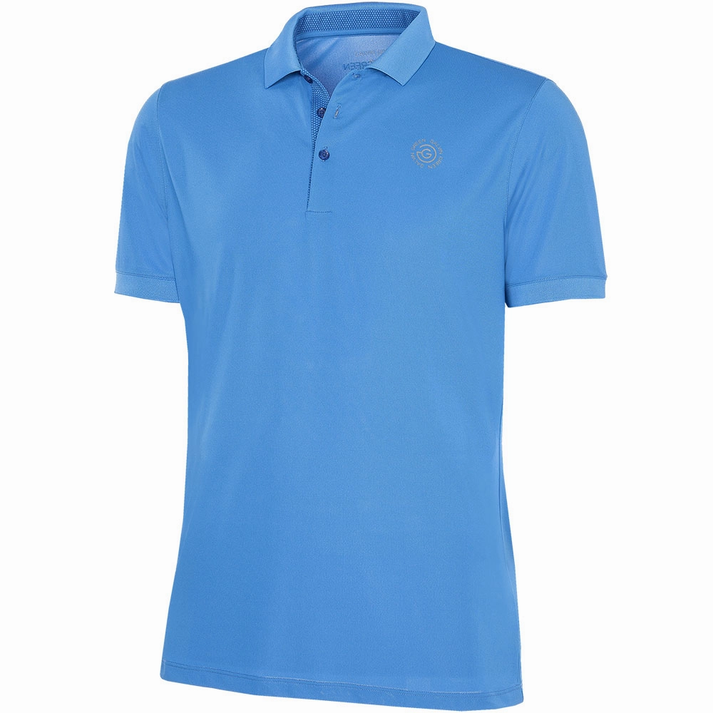 Galvin Green Max Tour Polo Shirt - Blue casual outing Relax Comfort Style