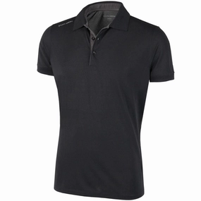 Galvin Green Max V8  Polo Shirt - Black Universal Silhouette