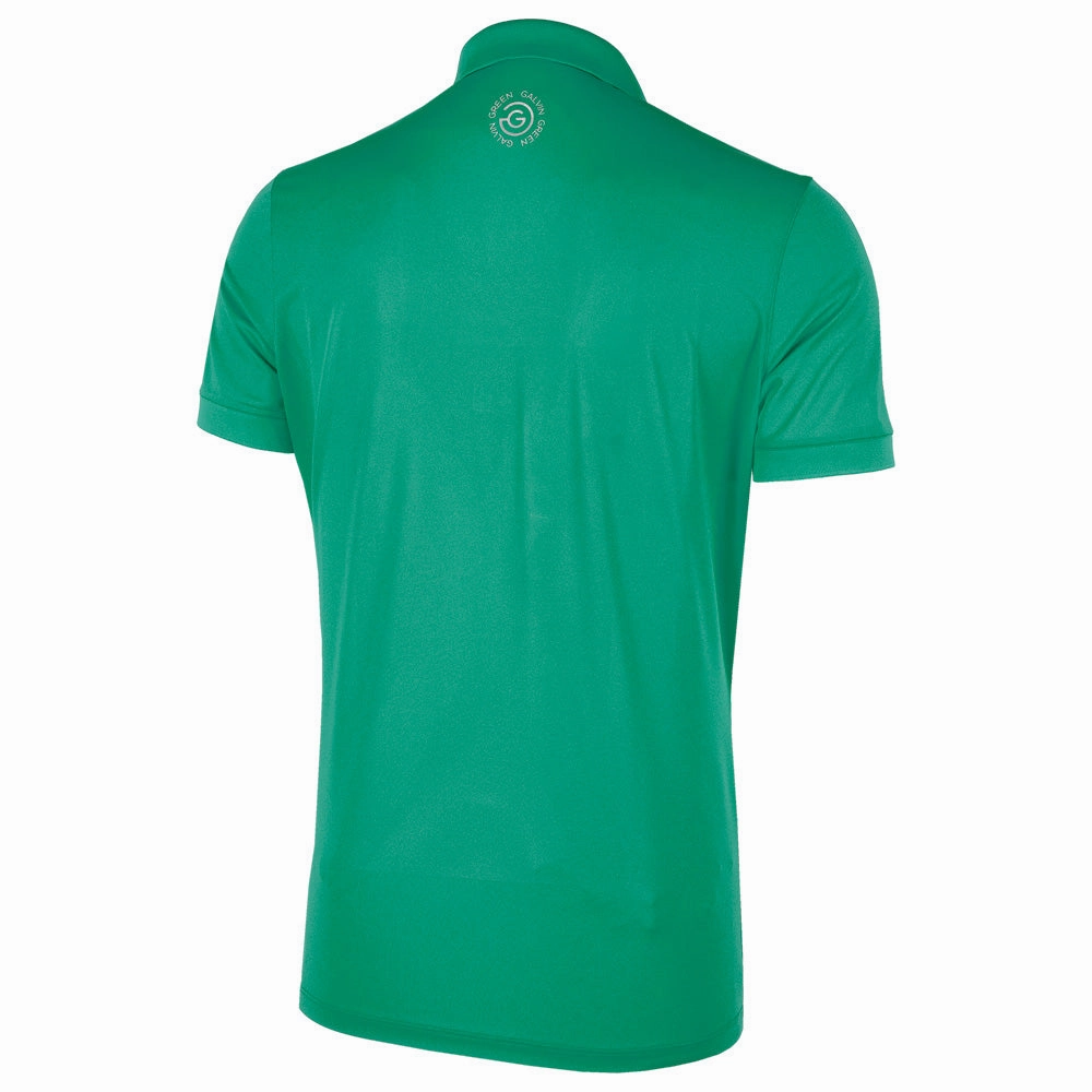 Galvin Green Max V8  Polo Shirt - Green Linen blend