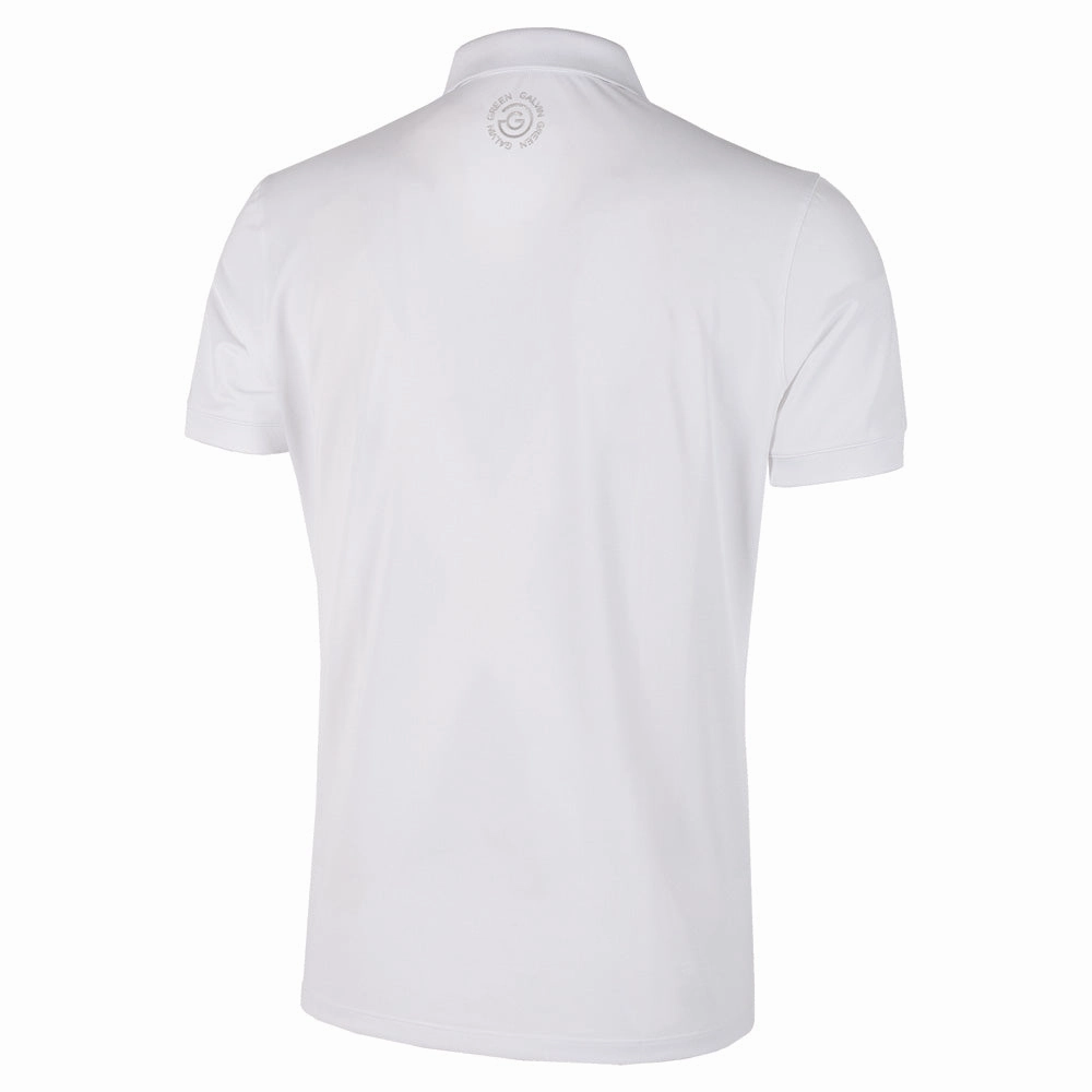 Simple Style Galvin Green Max V8  Polo Shirt - White