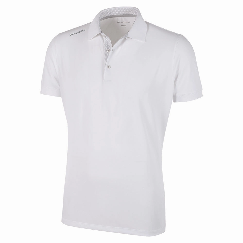Galvin Green Max V8  Polo Shirt - White Basic Wardrobe Piece