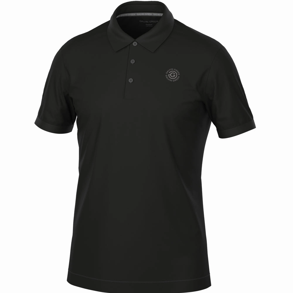 Skin Friendly Blends right size Galvin Green Maximilian Polo Shirt - Black