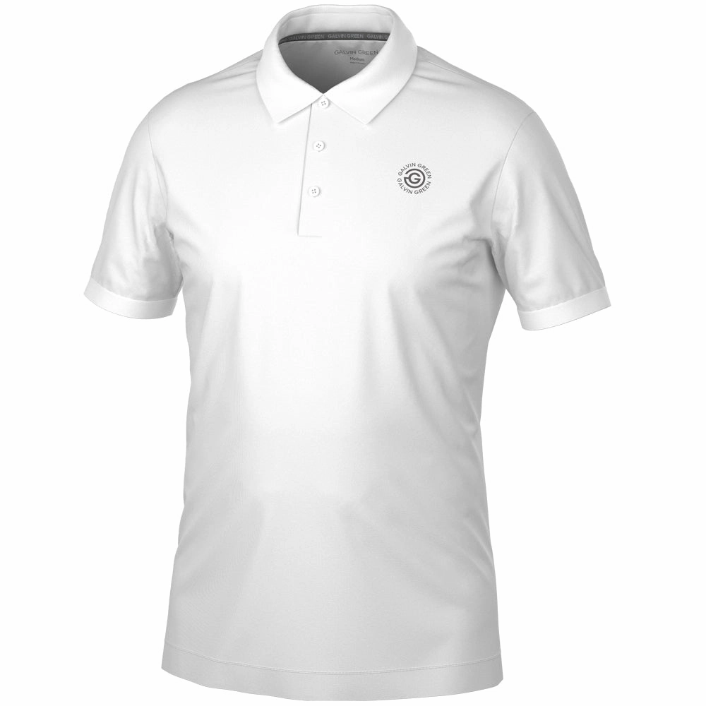 Light and Comfortable Galvin Green Maximilian Polo Shirt - White