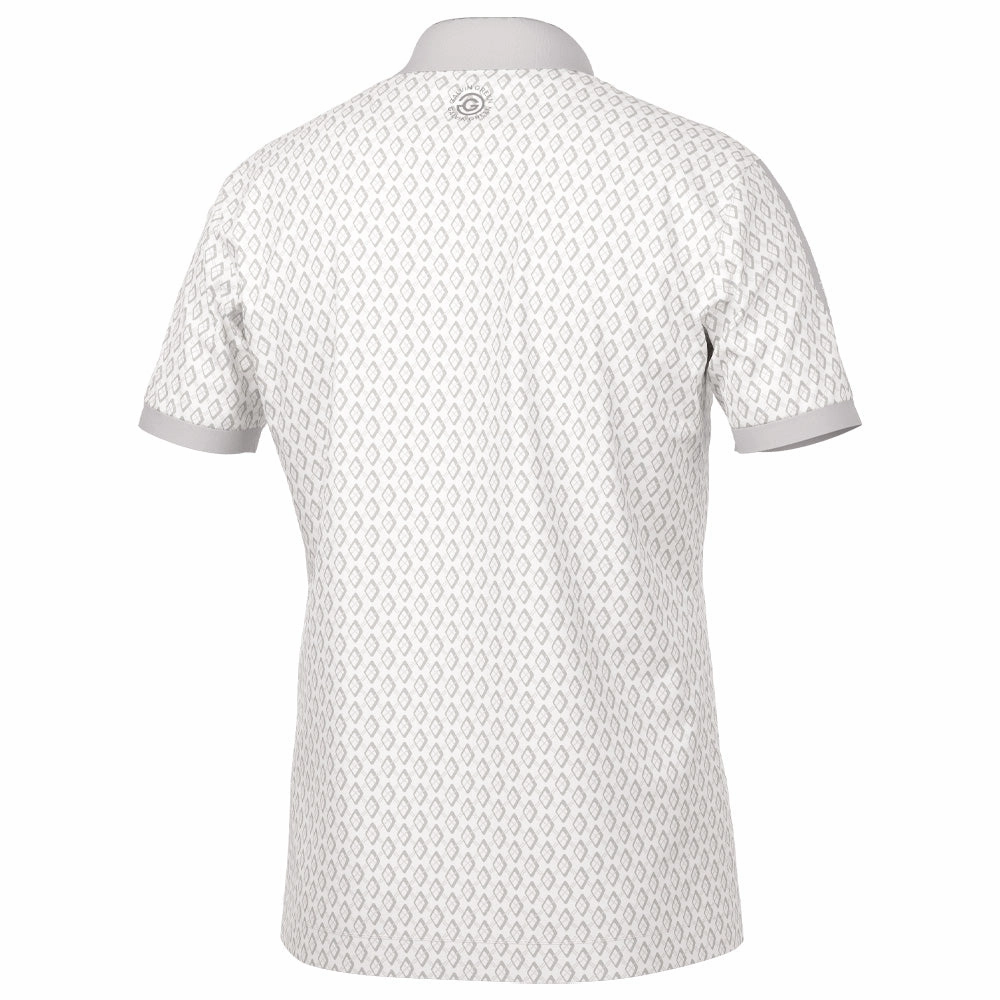 Galvin Green Maxwell Polo Shirt - Cool Grey/White Urban Fashion