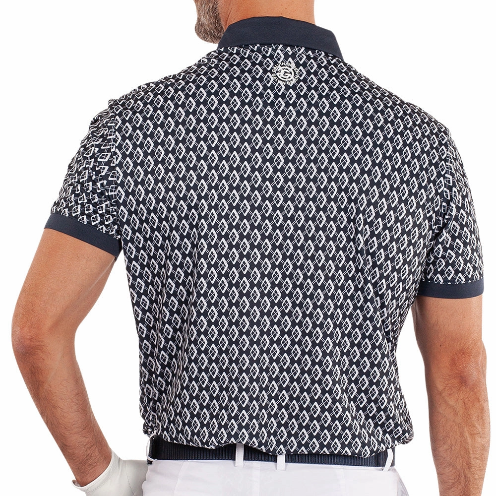 Galvin Green Maxwell Polo Shirt - Navy/Cool Grey Cool Vibes