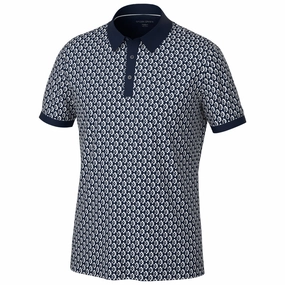 Galvin Green Maxwell Polo Shirt - Navy/Cool Grey QuickDry Material Best Seller