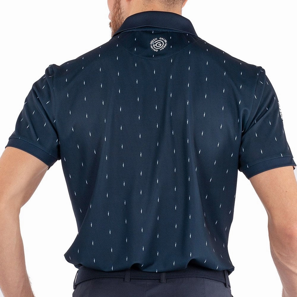 Casual Wearable All-Day Comfort Wear Galvin Green Mayson Ventil8  Polo Shirt - Navy/White