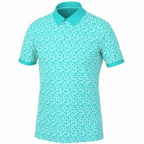 Galvin Green Melvin Polo Shirt - Atlantis Green/White Vegan