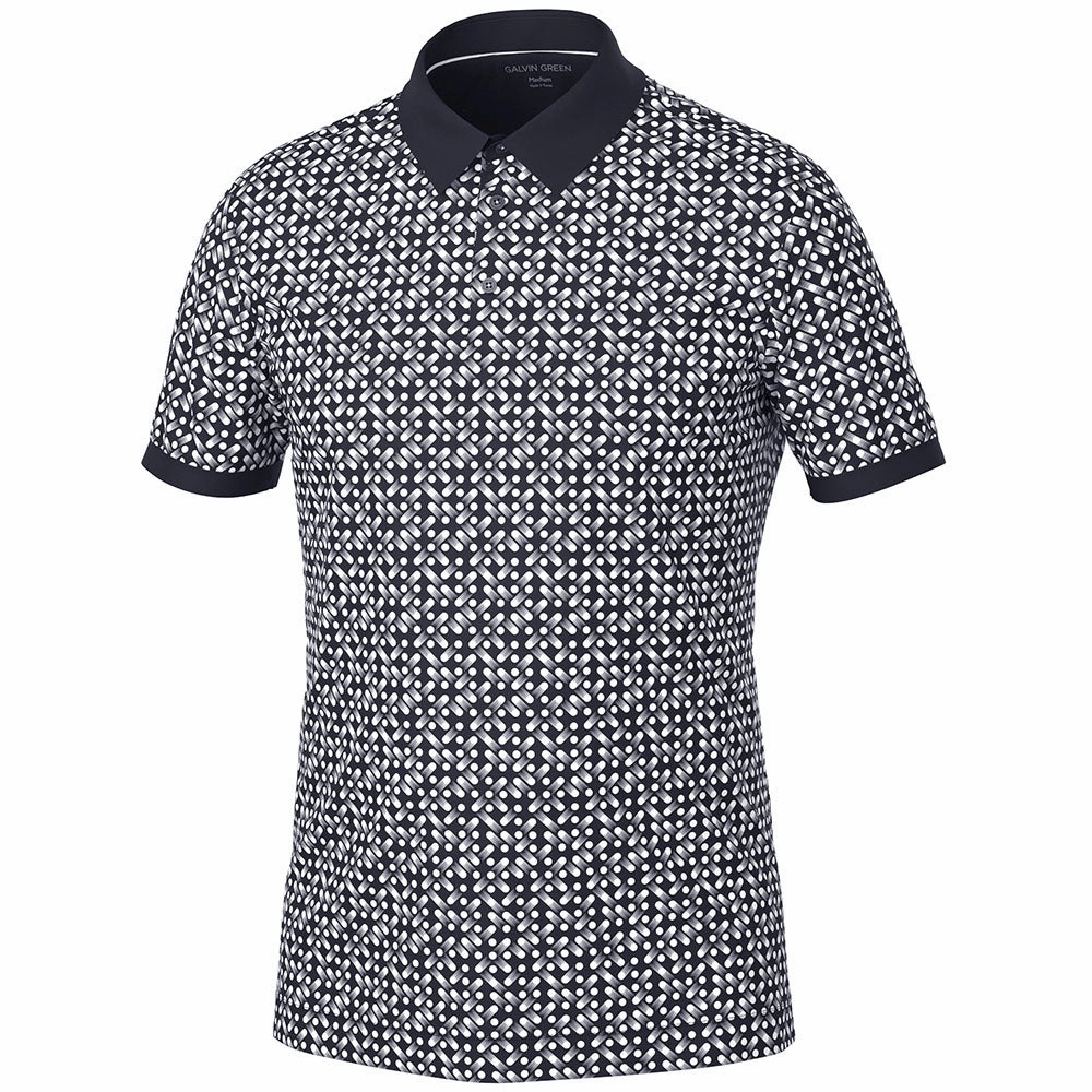 Functional Look Galvin Green Melvin Polo Shirt - Black/White