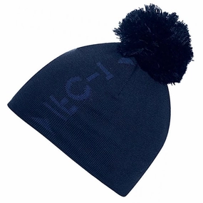 Galvin Green Mens Lennon INTERFACE-1 Knitted Bobble Hat - Navy Daily Use