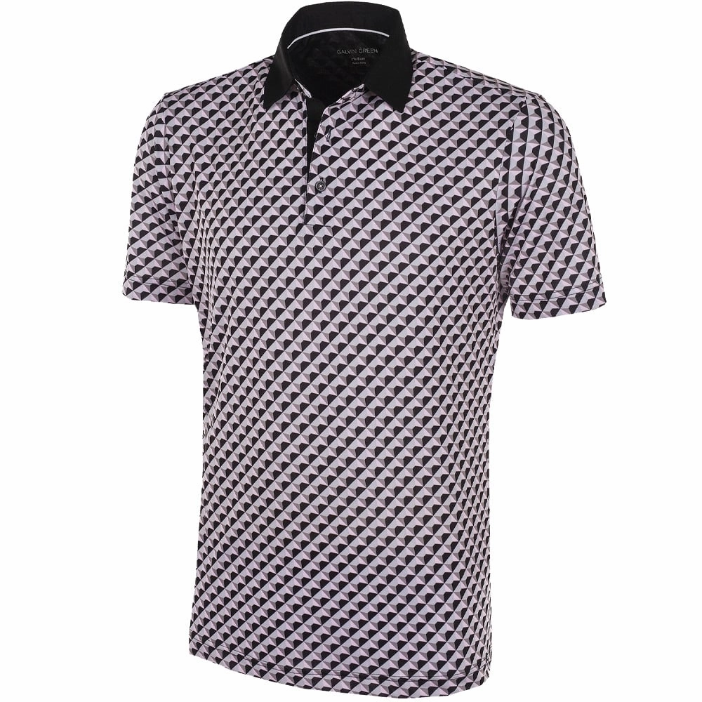 Perfect Style Galvin Green Mercer Ventil8  Polo Shirt - Pink/Black/White