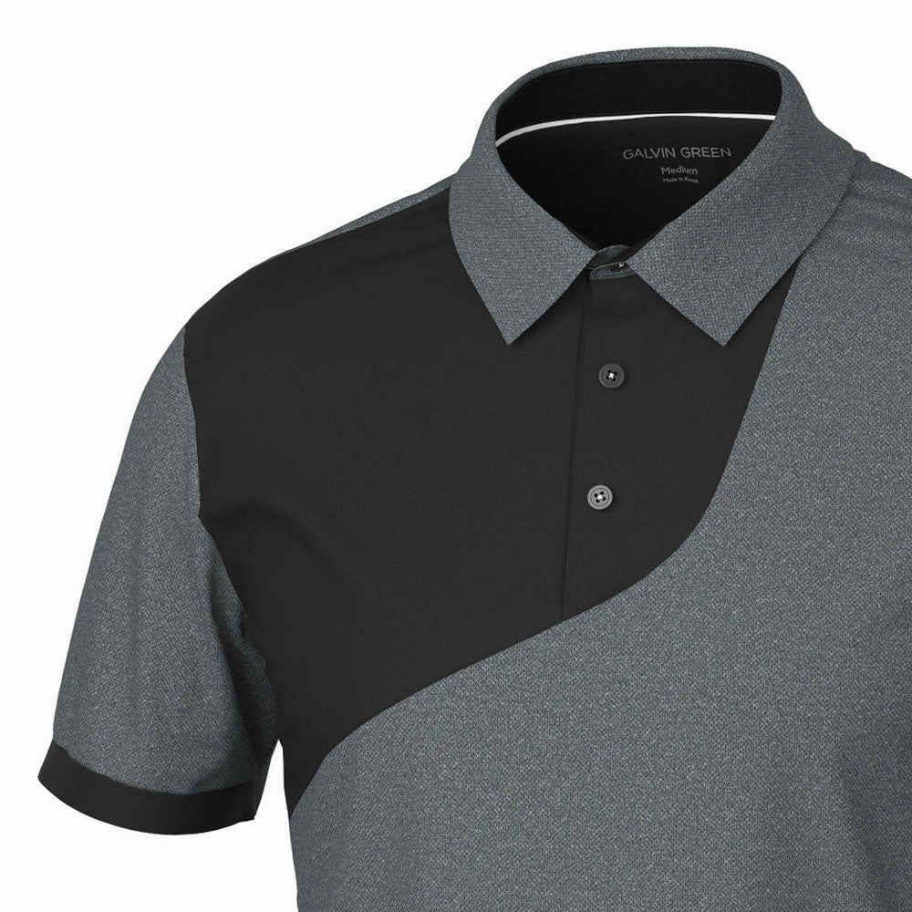 Galvin Green Mikel Polo Shirt - Black Outdoor Leisure Look