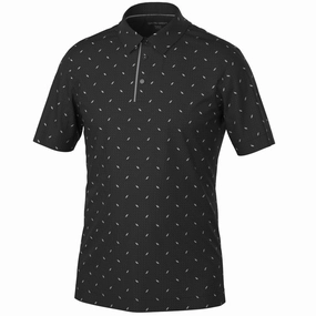 Daily Style Trend Comfy Fit Galvin Green Miklos Polo Shirt - Black