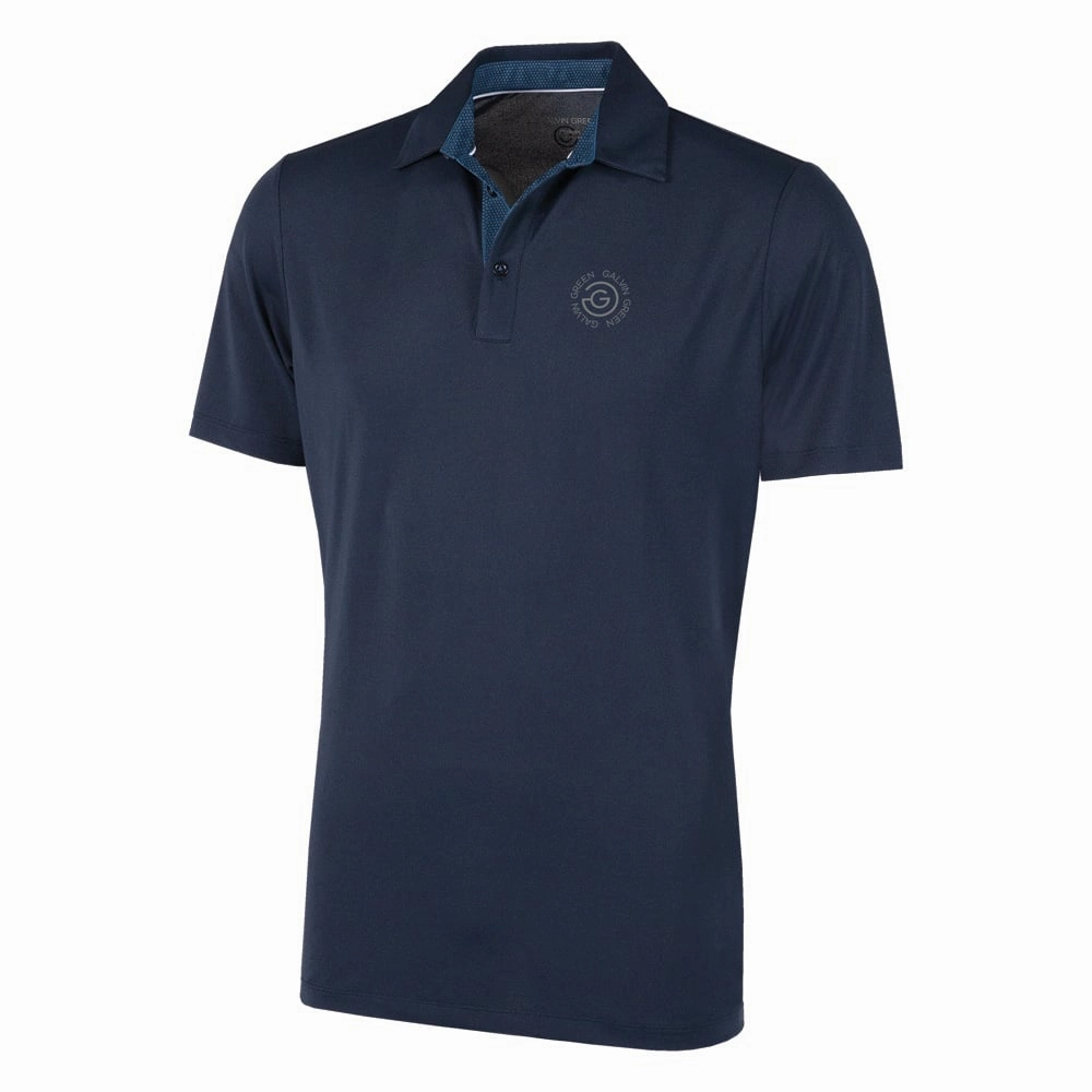 Chilly Day Wear Outdoor Style Trend Galvin Green Milan Tour Edition Polo Shirt - Navy